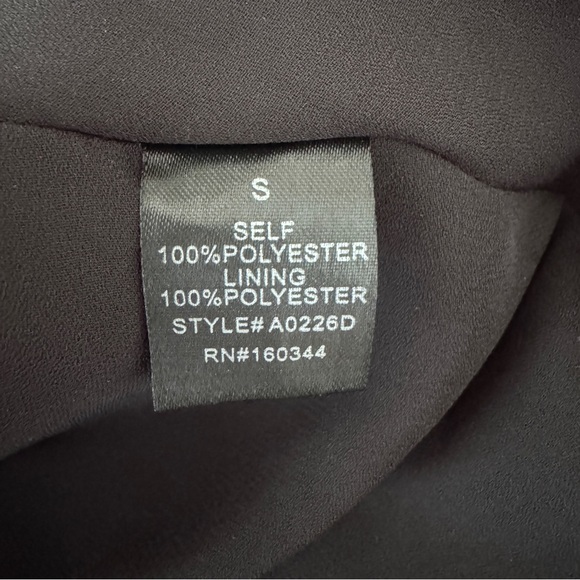 JLUXLABEL Black and White Floral Open Back Cowl Neck Slip Maxi Dress Size Small - Picture 12 of 12